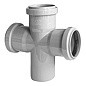 Крестовина ПП для канализации прямой 87,5гр. 110-110- 50 Valfex купить в Челябинске | "Проконсим"