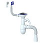 Сифон для мойки Unicorn В427, 40х50 гибкий отвод, 3 1/2'' х40 с отводом для стиральной машины, круглый и прямоугольный перелив купить в Челябинске | "Проконсим"