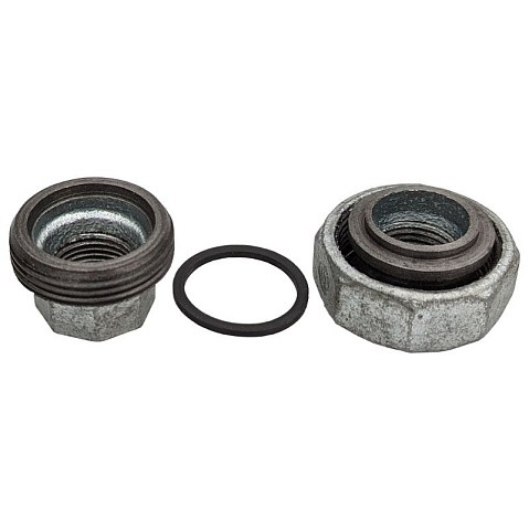 Американка чугунная оцинкованная DN40 PN16 м-м с прокладкой Fittex Plus купить в Челябинске | "Проконсим"