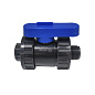 Кран шаровой компрессионный ПНД DN 25 PN 16 наружная резьба -1/2'' внутренняя резьба -3/4'' обжимной для ПЭ труб Кудиновский трубный завод купить в Челябинске | "Проконсим"