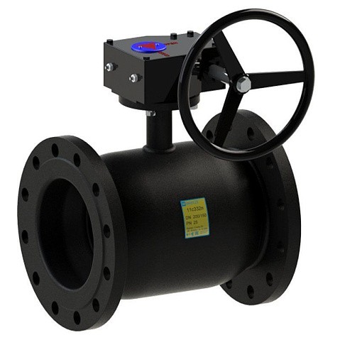Кран стальной шаровой BREEZE 11с332, DN 250 PN 25, 650мм, стандартнопроходной, фланцевый с редуктором купить в Челябинске | "Проконсим"