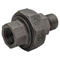 Американка чугунная DN 15-50 PN 16 муфта-штуцер с плоской прокладкой Fittex Plus купить в Челябинске | "Проконсим"