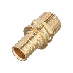  Муфта латунная под надвижную гильзу PEX-НР 25-1/2'' MVI SF.420.0604 (922102205) со склада Проконсим в Челябинске