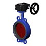 Затвор дисковый поворотный DN 300 PN 16 межфланцевый с диском из чугуна уплотнение-EPDM редуктор Tecofi VPI4448 купить в Челябинске | "Проконсим"