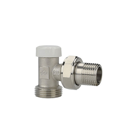Клапан радиаторный VARMEGA VM10202 DN15x20 PN10 угловой настроечный с еврокомусом G-1/2х3/4'' штуцер купить в Челябинске | "Проконсим"