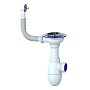 Сифон для мойки Unicorn В411, без отвода, 3 1/2'' х40 чаша из нержавеющей стали, круглый перелив купить в Челябинске | "Проконсим"