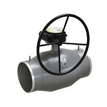 Краны стальные шаровые регулирующие DN 125-300 PN 25 цельносварные приварные с редуктором LD Energy Regula купить в Челябинске | "Проконсим"