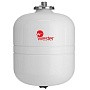 Бак расширительный Premium объём 18л DN 20 PN 12 для ГВС гелиосистемы вертикальный резьбовое-НР G-3/4'' без опор с контрфланецем из нержавеющей стали белый WESTER