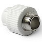 Муфта комбинированная ПП 32-1'' PN 25 с наружной резьбой белая Pro Aqua PA23018P купить в Челябинске | "Проконсим"