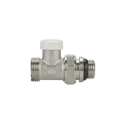 Клапан радиаторный VARMEGA VM10312 DN15x20 PN10 прямой настроечный G-1/2''х3/4'' еврокомус, с уплотнением штуцер купить в Челябинске | "Проконсим"