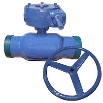 Краны стальные шаровые цельносварные КШ.Ц.П.Р DN 125 PN 25 приварные с редуктором Seagull купить в Челябинске | "Проконсим"