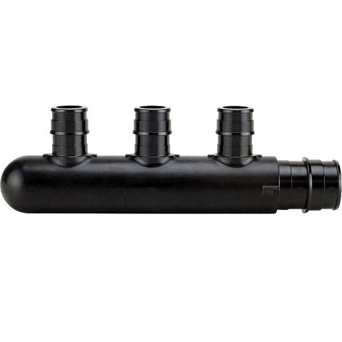 Коллектор PPSU для PEX труб 25х16х25 PN 10 OP под надвижную гильзу 3 выхода ONE PLUS купить в Челябинске | "Проконсим"