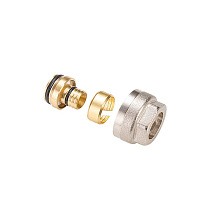 Фитинг обжимной для ПЭ и МП-трубы (евроконус) MVI 3/4'' 16x2.2 купить в Челябинске | "Проконсим"