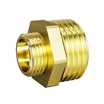 Ниппели латунные DN 15-50 PN 40 штуцер-штуцер переходный LD Pride купить в Челябинске | "Проконсим"