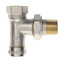 Клапан радиаторный настроечный DN 15-20 PN 10 угловой никелированный под шестигранник РИДАН купить в Челябинске | "Проконсим"