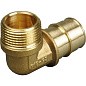Угольник латунный для PEX труб 16-1/2'' PN 10 OP под надвижную гильзу с наружной резьбой ONE PLUS купить в Челябинске | "Проконсим"