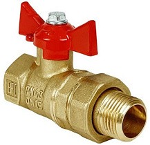 Краны латунные шаровые 11Б27фт1М DN 15-32 PN 40 бабочка-американка Valfex.230 Standart ГОСТ Р 59553 купить в Челябинске | "Проконсим"