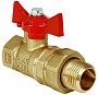 Краны латунные шаровые 11Б27фт1М DN 15-32 PN 40 бабочка-американка Valfex.230 Standart ГОСТ Р 59553 купить в Челябинске | "Проконсим"