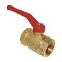 Краны латунные шаровые 11Б27п1 DN15-50 PN40 рычаг муфта-муфта БАЗ А30.0 купить в Челябинске | "Проконсим"