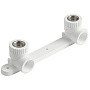 Угольник установочный двойной ПП 25-1/2'' PN 25 с внутренней резьбой белый VALFEX  купить в Челябинске | "Проконсим"