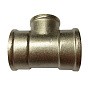Тройник латунный никелированный DN 20-15-20 PN 40 муфта-муфта-муфта переходный купить в Челябинске | «Проконсим»