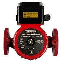  Циркуляционный насос с мокрым ротором UNIPUMP UPF  Ду, напор м. (930042000) со склада Проконсим в Челябинске