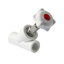 Вентили прямоточные ПП 45гр. DN 20-32 PN 25 муфта-муфта белые Pro Aqua купить в Челябинске | "Проконсим"