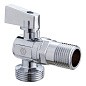 Кран латунный шаровой угловой MVI BV.463 DN 15-20 PN 10 штуцер бабочка купить в Челябинске | "Проконсим"
