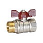 Кран латунный шаровой Temper 88.В-Н.34.Б DN 20 PN 40 бабочка муфта-штуцер купить в Челябинске | "Проконсим"