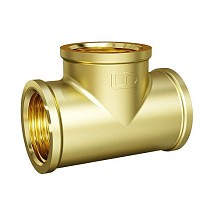 Тройники латунные DN 20-25 PN 40 муфта-муфта-муфта переходные LD Pride купить в Челябинске | "Проконсим"