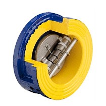 Клапаны обратные 2-створчатые DN 50-150 PN 16  чугунные створки межфланцевые Zetkama zCHE.407A купить в Челябинске | "Проконсим"
