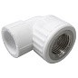 Угольник комбинированный ПП 20-1/2'' PN 25 с внутренней резьбой белый VALFEX  купить в Челябинске | "Проконсим"