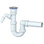 Сифон для умывальника Unicorn Y310V, 40х40 прямой отвод, 1 1/2'' х40 чаша из нержавеющей стали с отводом для стиральной машины купить в Челябинске | "Проконсим"