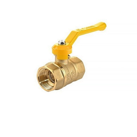 Кран латунный шаровой Галлоп газовый DN 40 PN 16 муфта-муфта рычаг купить в Челябинске | "Проконсим"