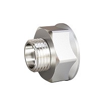 Муфты латунные DN 15-50 PN 40 никелированные муфта-штуцер переходные LD Pride купить в Челябинске | "Проконсим"