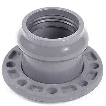 Патрубки НПВХ раструбные SDR26 DN 90-315 PN 10 с металлическим фланецем Хемкор купить в Челябинске | "Проконсим"
