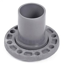 Патрубки НПВХ гладкие SDR26 DN 90-315 PN 10 с металлическим фланецем Хемкор купить в Челябинске | "Проконсим"