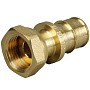 Муфты латунные для PEX труб DN 16-50 PN 10 под надвижную гильзу OP с накидной гайкой ONE PLUS купить в Челябинске | "Проконсим"
