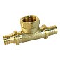 Тройник латунный для PEX труб 16-1/2''-16 PN 16 S-2,2мм под надвижную гильзу Valfex VF.432.AF купить в Челябинске | "Проконсим"