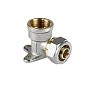 Угольник латунный для PEX труб 16-1/2'' PN 10 обжимной никелированный Valfex VF.354.N  купить в Челябинске | "Проконсим"