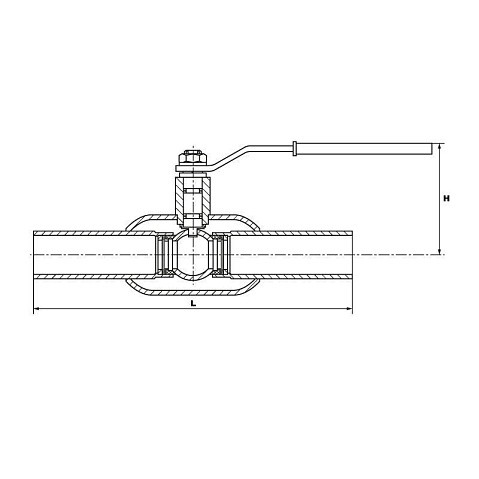 Краны стальные шаровые цельносварные DN 15-200 PN 25-40 приварные рычаг PR купить в Челябинске | "Проконсим" Краны стальные шаровые цельносварные DN 15-200 PN 25-40 приварные рычаг PR купить в Челябинске | "Проконсим"