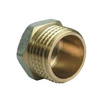 Заглушки латунные DN 15-50 PN 40 никелированные штуцерная купить в Челябинске | "Проконсим"