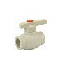 Краны шаровые ПП DN 20-63 PN 25 с металлическим шаром серые Valfex купить в Челябинске | "Проконсим"