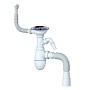 Сифон для мойки Unicorn В436V, 40х50 гибкий отвод, 3 1/2'' х40 с отводом для стиральной машины, круглый перелив купить в Челябинске | "Проконсим"
