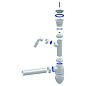 Сифон для умывальника Unicorn А310V, 40х40 прямой отвод, 1 1/2'' х40 чаша из нержавеющей стали с отводом для стиральной машины купить в Челябинске | "Проконсим"