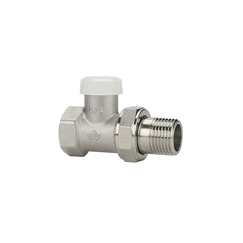 Клапан радиаторный настроечный DN15x20 PN10 прямой /е-конус 1/2''х3/4'' п/6-гранник НР VARMEGA VM10302 купить в Челябинске | "Проконсим"