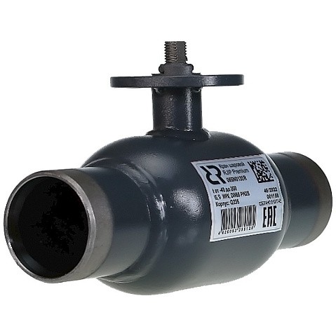 Кран стальной шаровой цельносварной DN 125-100 PN 25 стандартнопроходной приварной 315мм под электропривод RJIP-WW РИДАН 065N0147R купить в Челябинске | "Проконсим"
