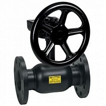Краны стальные шаровые цельносварные DN 125-300 PN 16 фланцевые ISO с редуктором Broen Ballomax купить в Челябинске | "Проконсим"