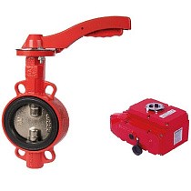Затворы чугунные дисковые DN 50-300 PN 16 с электроприводом 220В диск из нержавеющей стали РАШВОРК купить в Челябинске | "Проконсим"
