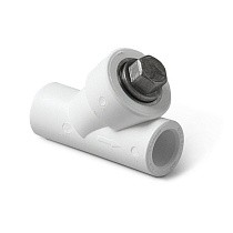 Фильтры сетчатые ПП 45гр. DN 20-40 PN 25 муфта-муфта белые Pro Aqua купить в Челябинске | "Проконсим"